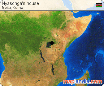 Nyasonga's house satellite map