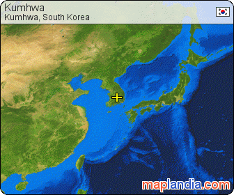 Kumhwa satellite map
