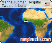 Martha Tubman Hospital satellite map