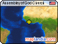 Assembley of God Church satellite map