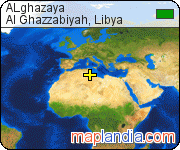 ALghazaya satellite map