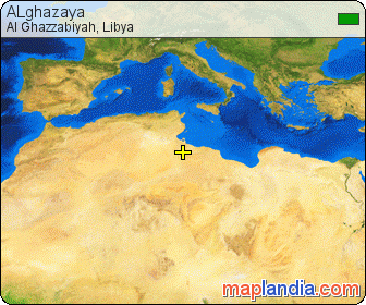 ALghazaya satellite map