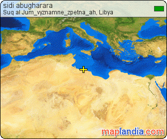 sidi abugharara satellite map
