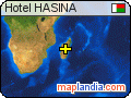 Hôtel HASINA's map homepage