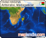 Hôtel HASINA's map homepage