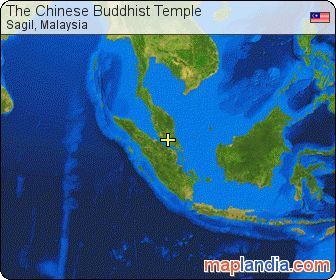 The Chinese Buddhist Temple satellite map