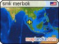 smk merbok satellite map