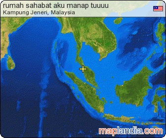 rumah sahabat aku manap tuuuu satellite map