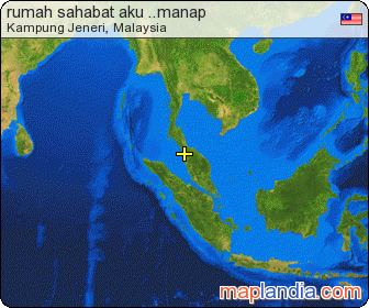 rumah sahabat aku ..manap satellite map