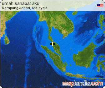 umah sahabat aku satellite map