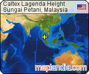 Caltex Lagenda Height satellite map