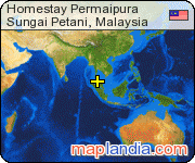 Homestay Permaipura satellite map