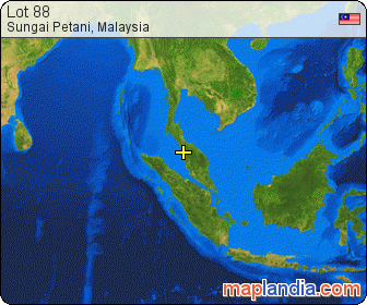 Lot 88 satellite map