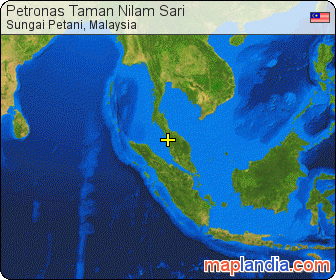 Petronas Taman Nilam Sari satellite map