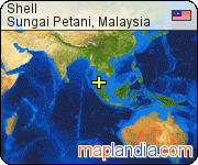 Shell satellite map