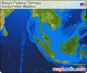 Masjid Padang Temusu satellite map
