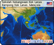 Sekolah Kebangsaan Kok Lanas  satellite map