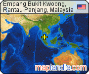 Empang Bukit Kwoong, satellite map