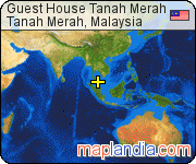 Guest House Tanah Merah satellite map