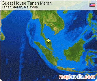 Guest House Tanah Merah satellite map