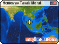 Homestay Tanah Merah satellite map