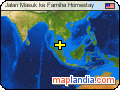 Jalan Masuk ke Famiha Homestay satellite map