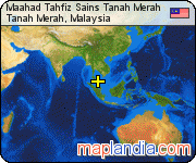 Maahad Tahfiz Sains Tanah Merah satellite map