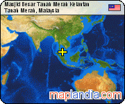Masjid Besar Tanah Merah Kelantan satellite map