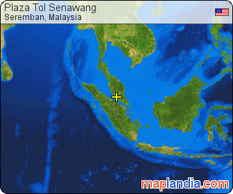Plaza Tol Senawang satellite map
