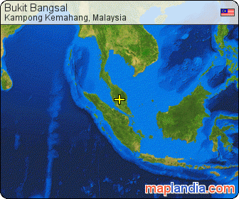 Bukit Bangsal satellite map