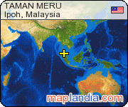 TAMAN MERU satellite map