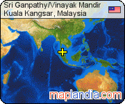 Sri Ganpathy/Vinayak Mandir satellite map