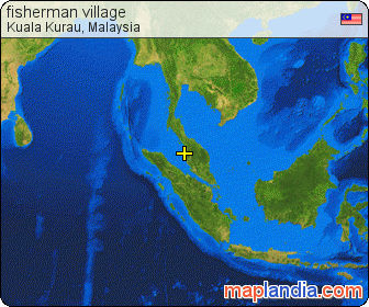 fisherman village satellite map