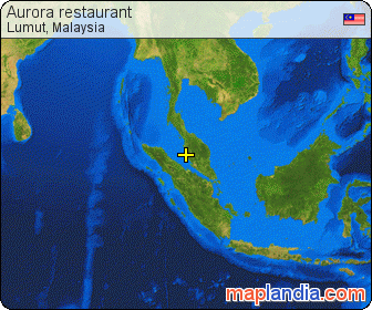 Aurora restaurant satellite map