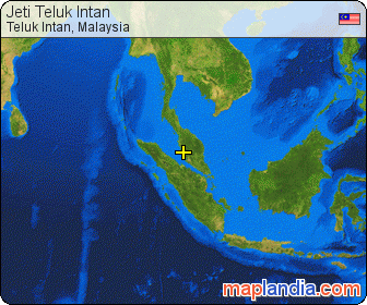 Jeti Teluk Intan satellite map