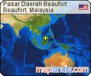 Pasar Daerah Beaufort satellite map