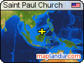 Saint Paul Church satellite map