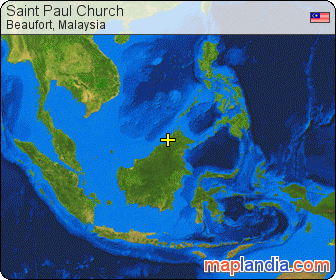 Saint Paul Church satellite map