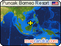 Puncak Borneo Resort satellite map