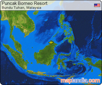 Puncak Borneo Resort satellite map
