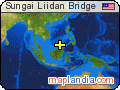 Sungai Liidan Bridge satellite map