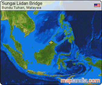 Sungai Liidan Bridge satellite map