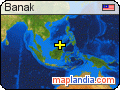 Banak satellite map