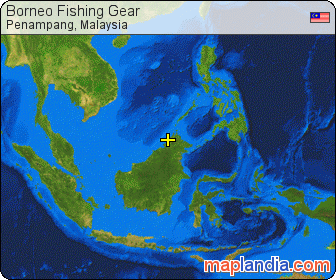 Borneo Fishing Gear satellite map