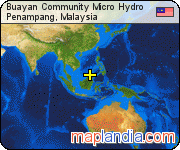 Buayan Community Micro Hydro satellite map