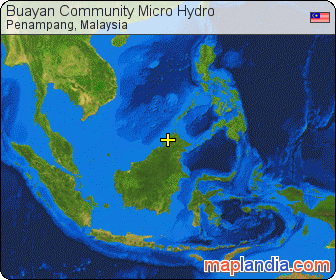 Buayan Community Micro Hydro satellite map