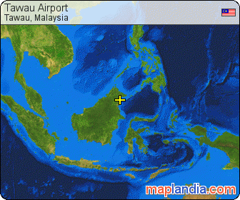Tawau Airport satellite map
