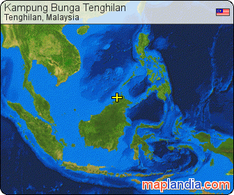 Kampung Bunga Tenghilan satellite map