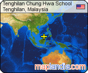Tenghilan Chung Hwa School satellite map