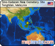 Sino-Kadazan New Cemetery Site satellite map